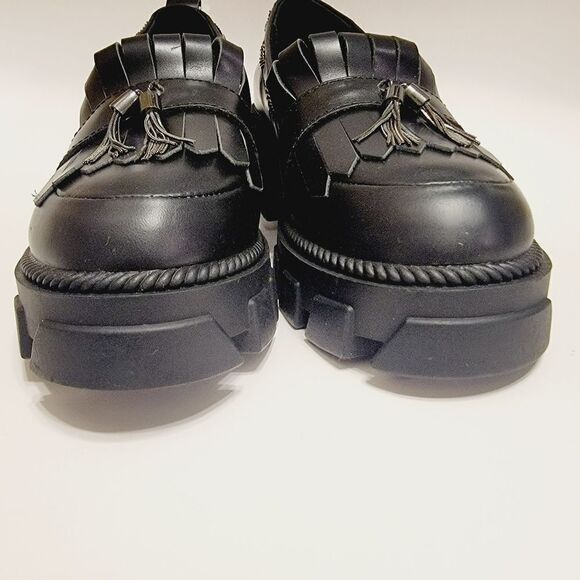 Anthropologie Kelsi Dagger Brooklyn Burke Flats Lug Loafer Size 7.5 NWT - Picture 6 of 11